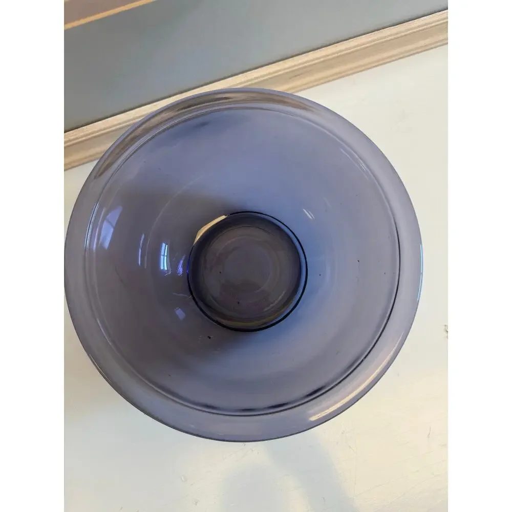 Vintage Pyrex 1-quart Mixing Bowl Discontinued Amethyst Purple Glass